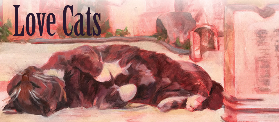Title image for the Love Cats exhibit.