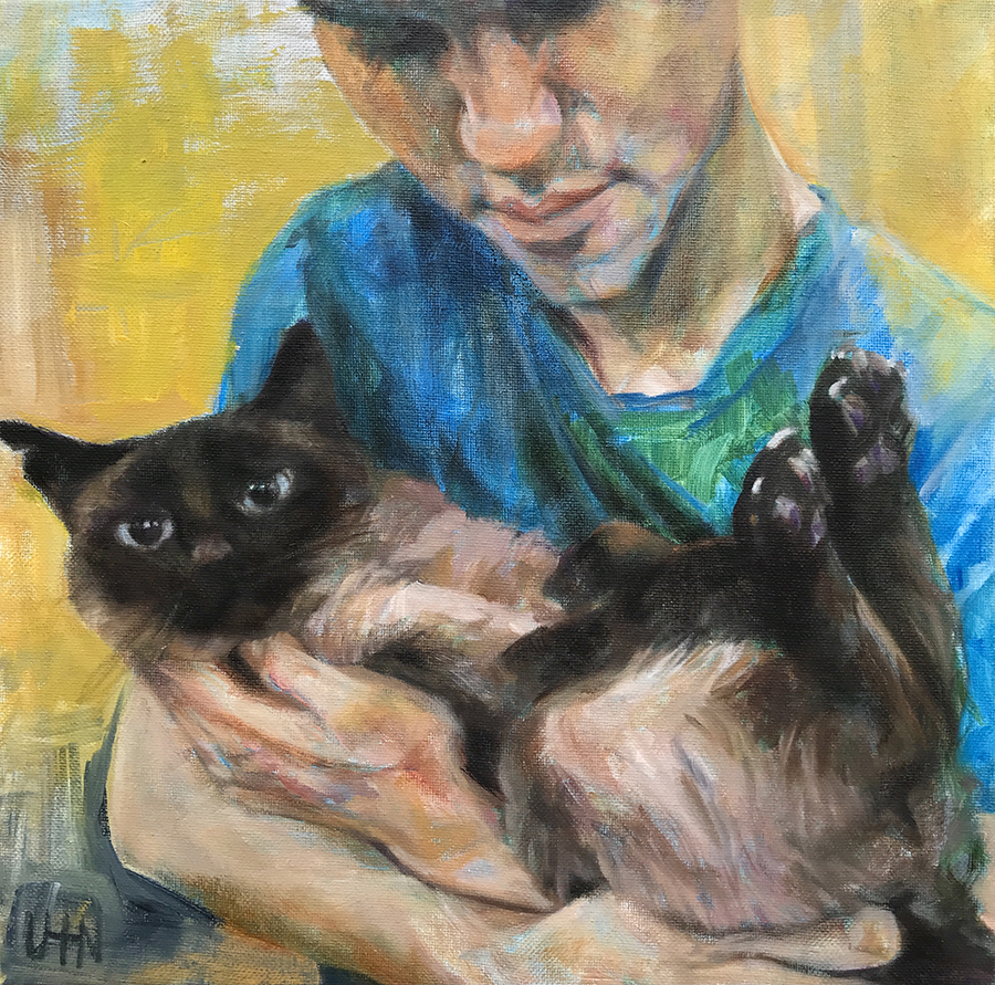 Love Cats - Painting by UTN, 