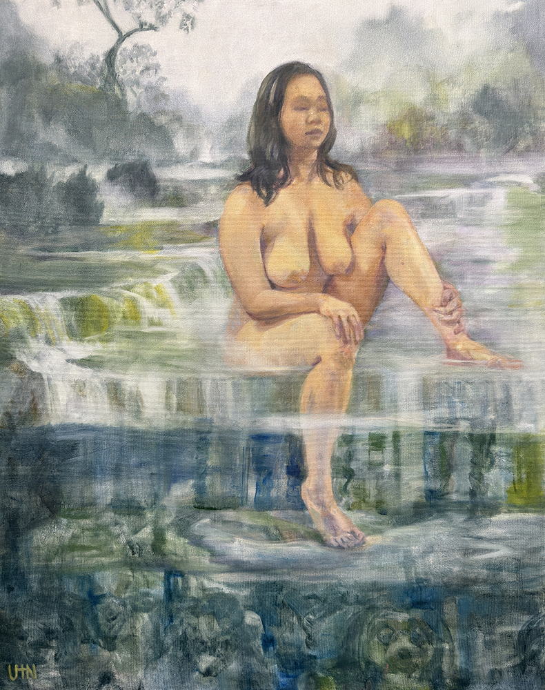 Finding Peace - Painting by UTN, 