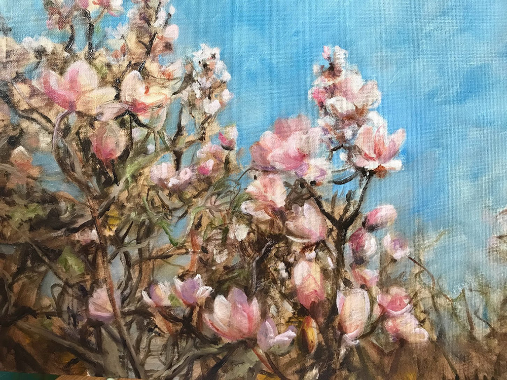 Puffy Bunches - Painting by UTN, 