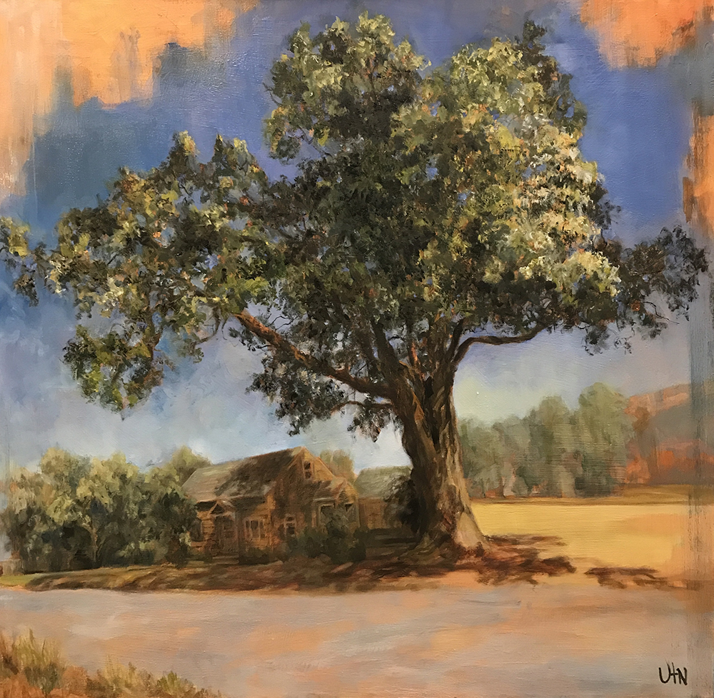The Tree on Quincy - Painting by UTN, 